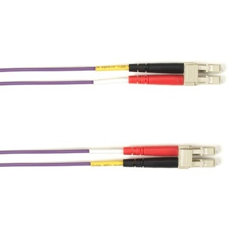 Black Box Network - FOCMRM4003MLCLCVT Fiber Optic Patch Duplex Network Cable - 9.84 ft Fiber Optic Network Cable for Network Device - First End: 2 x LC Network - Male - Second End: 2 x LC
